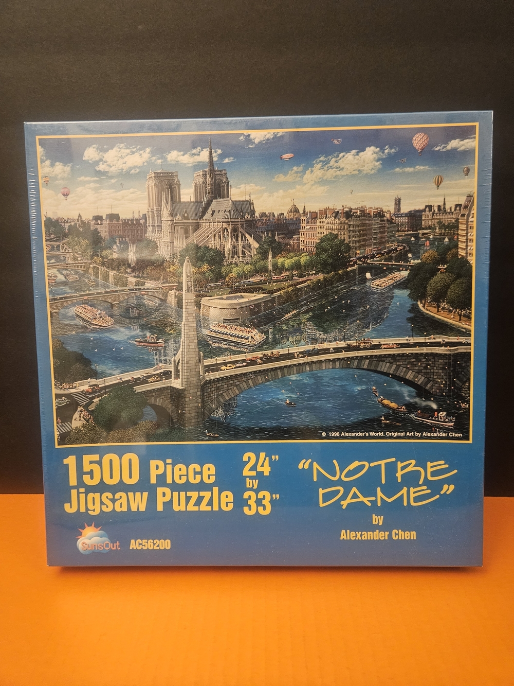 Sunsout 1500 Piece Jigsaw Puzzle 24" by 33" "Notre Dame"